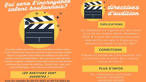 Concours l'Incroyable Talent Boulonnais