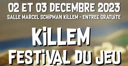 Le Festival du Jeu ce week-end à Killem