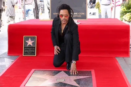 Lenny Kravitz a désormais son étoile à Hollywood