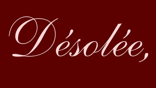 Le son tout neuf du jour : Mentissa - Désolée