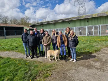 Des stagiaires du GRETA offrent du bonheur et du temps aux animaux...