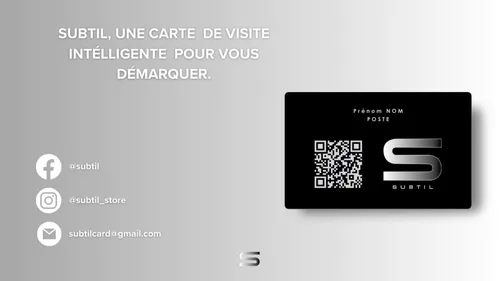 Deux Dunkerquois viennent de lancer la carte de visite du futur,...