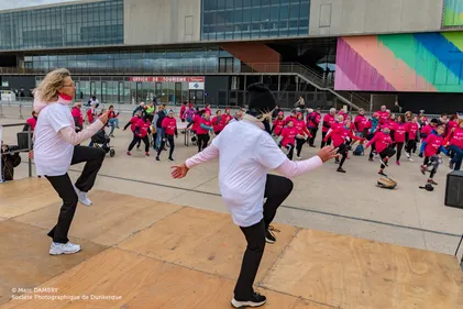 Octobre Rose en bonne humeur et en sport à Dunkerque