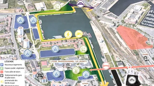 Dunkerque : Les passerelles de la gare vont relier le centre-ville...