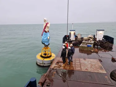 La Sirène de Dunkerque sortie de l’eau pour s’offrir une nouvelle...