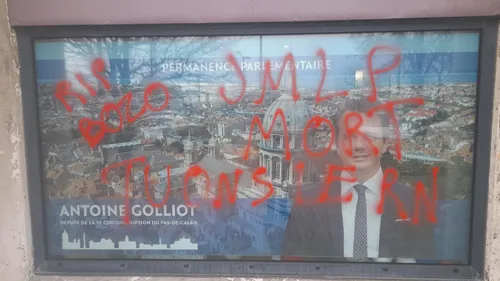 Boulogne : La permanence du député RN Antoine Golliot vandalisée