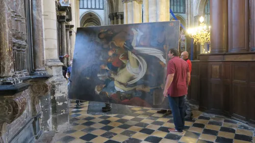 Un tableau de Seghers restauré à la cathédrale...
