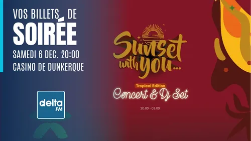 Gagnez vos entrées pour la soirée Sunset with you