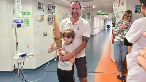 Porteur de la flamme olympique, Ludovic Vampouille crée une...