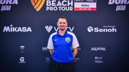 Le Calaisien Sylvain Druart arbitrera les matchs de beach-volley...