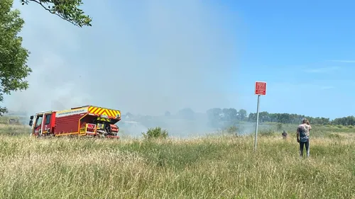 Calais : l'été commence, et les feux de broussailles avec !