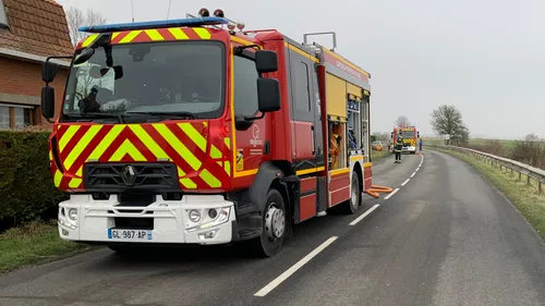 Alincthun : trois blessés dans un violent choc entre deux voitures 