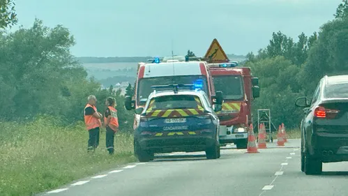 Accident de la route à Saint-Tricat : un motard blessé