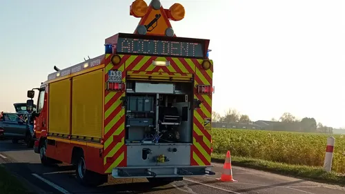 Wardrecques : trois véhicules accidentés, dont un au fossé, sur la...