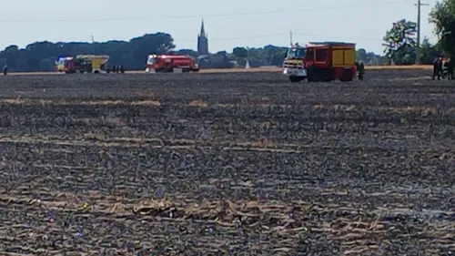 Quaëdypre : un feu de ferme ravage trois hectares route du Cheval Noir