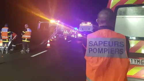 Loon-Plage : deux accidents sur l’A16 et plusieurs blessés