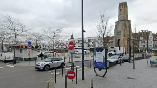 Fermeture partielle de la Place d'Armes à Calais