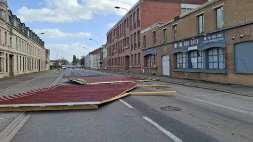 Intempéries à Arques : une grande toiture s'est envolée