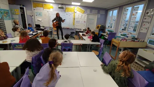 Musique : Des élèves d'Outreau et Samer travaillent sur un projet...