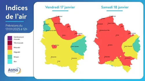 Une nouvelle pollution de l'air aux particules ce samedi dans le...