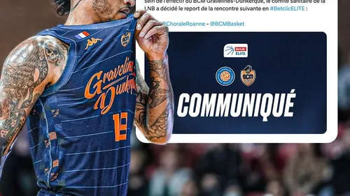 Basket : Le match Roanne - BCM reporté à cause du covid et de la...