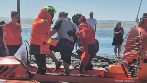 Berck : huit personnes et deux chiens piégés par la marée