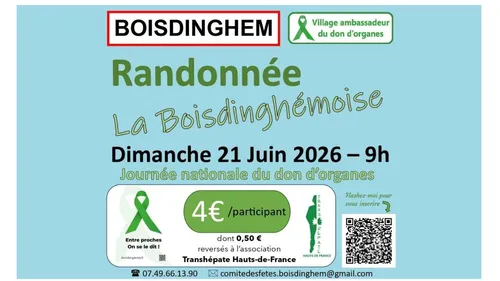 Boisdinghem : Randonnée "La Boisdinghémoise" ce dimanche 21 juin