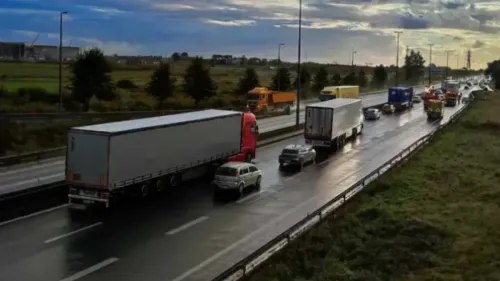 Intempéries : circulation des poids lourds interdite ce mercredi