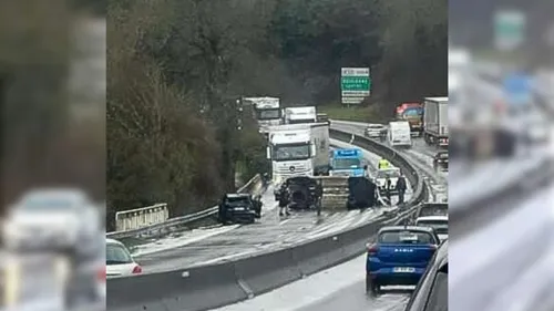 2 carambolages sur l'autoroute A16, au moins 2 blessés, 6km de...