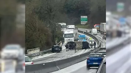 2 carambolages sur l'autoroute A16, au moins 2 blessés, 6km de...