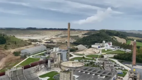 Lumbres : la décarbonation de la cimenterie avance