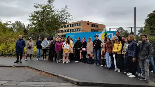 Mobilisation au collège Anne-Frank de Grande-Synthe 