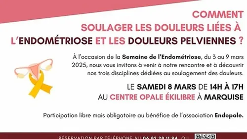 Journée de sensibilisation à l'endométriose à Marquise