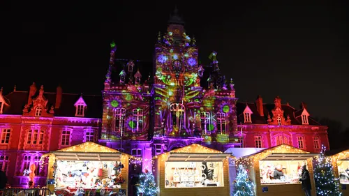 Arques : retour du mapping lors des festivités de Noël