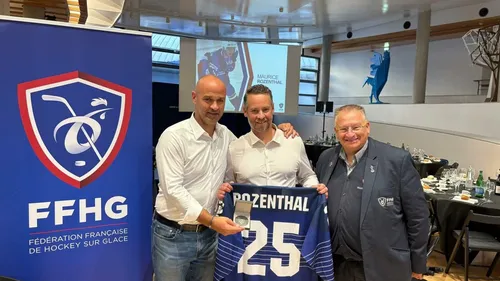 Hockey-sur-glace : Le Dunkerquois Maurice Rozenthal dans le "Hall...