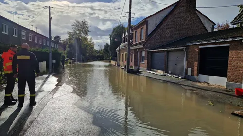 Les Flandres loin d'être épargnées, comme souvent, par les inondations