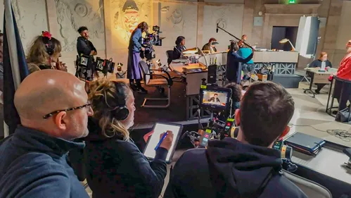 Corinne Masiero tourne son premier film à Gravelines