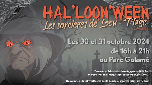 Les sorcières d'Hal'Loon'Ween vous attendent à Loon-Plage.