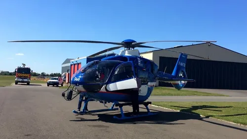 Un hélicoptère dans le ciel du Dunkerquois et de la Flandre