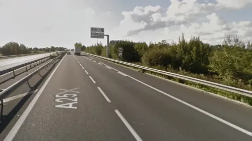 Accident sur l’A25 à Steenwerck : 10 km de bouchon