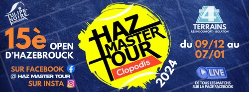 Tennis : La Tulipe Noire à Hazebrouck a débuté son grand tournoi