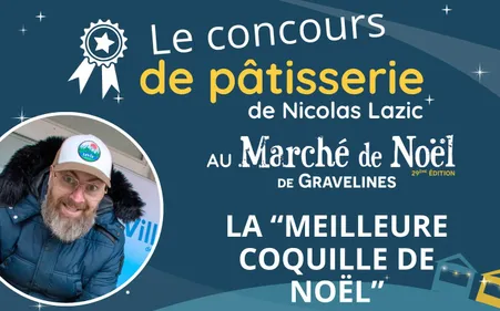 Nicolas Lazic de l'émission Le Meilleur Pâtissier sur le Marché de...