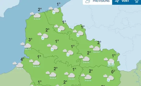 Des pluies verglaçantes annoncées cette nuit sur le Nord Pas de Calais