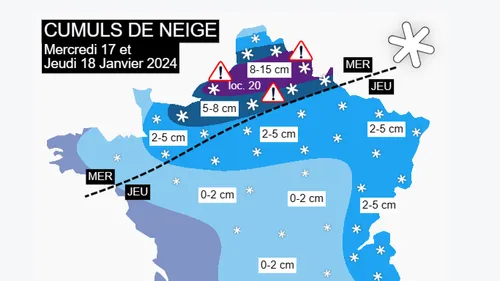 Dépression Irène : la neige attendue ce mercredi dans la région