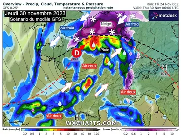 Une vague de froid puis de la neige dans le nord ?