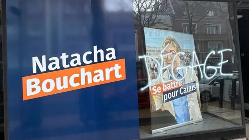 Calais : la permanence de Natacha Bouchart taggée