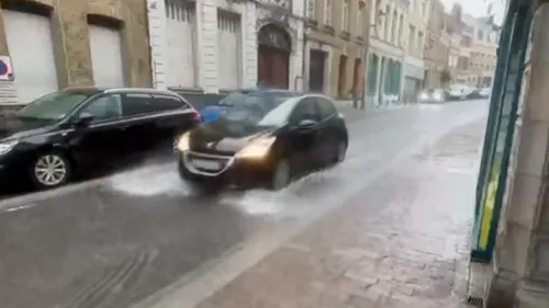 Audomarois et Dunkerquois : des rues inondées après un orage très...