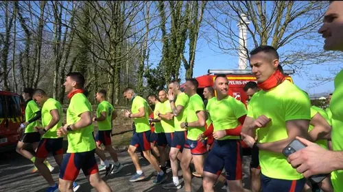 Wimille: 150 pompiers de Paris partent de la colonne de la Grande...