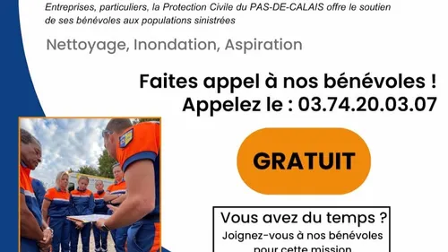 Pas-de-Calais : la Protection Civile peut venir vous aider à...