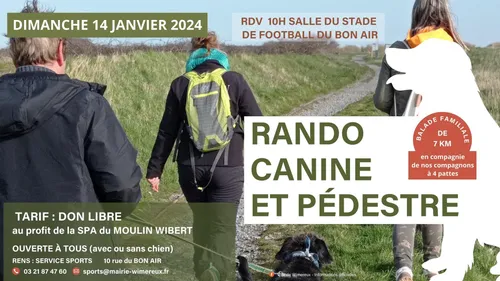 Rando canine et pédestre ce dimanche à Wimereux